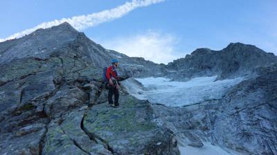 Grundschartner, 3065 m – Nordkante