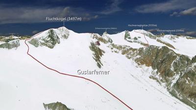 Fluchtkogel, 3497 m – Überschreitung